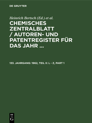 cover image of 1962, Teil II